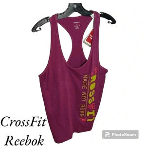 racerback tank top .Reebok  CrossFit  cotton  💯 ,
gym,activewear,NWT